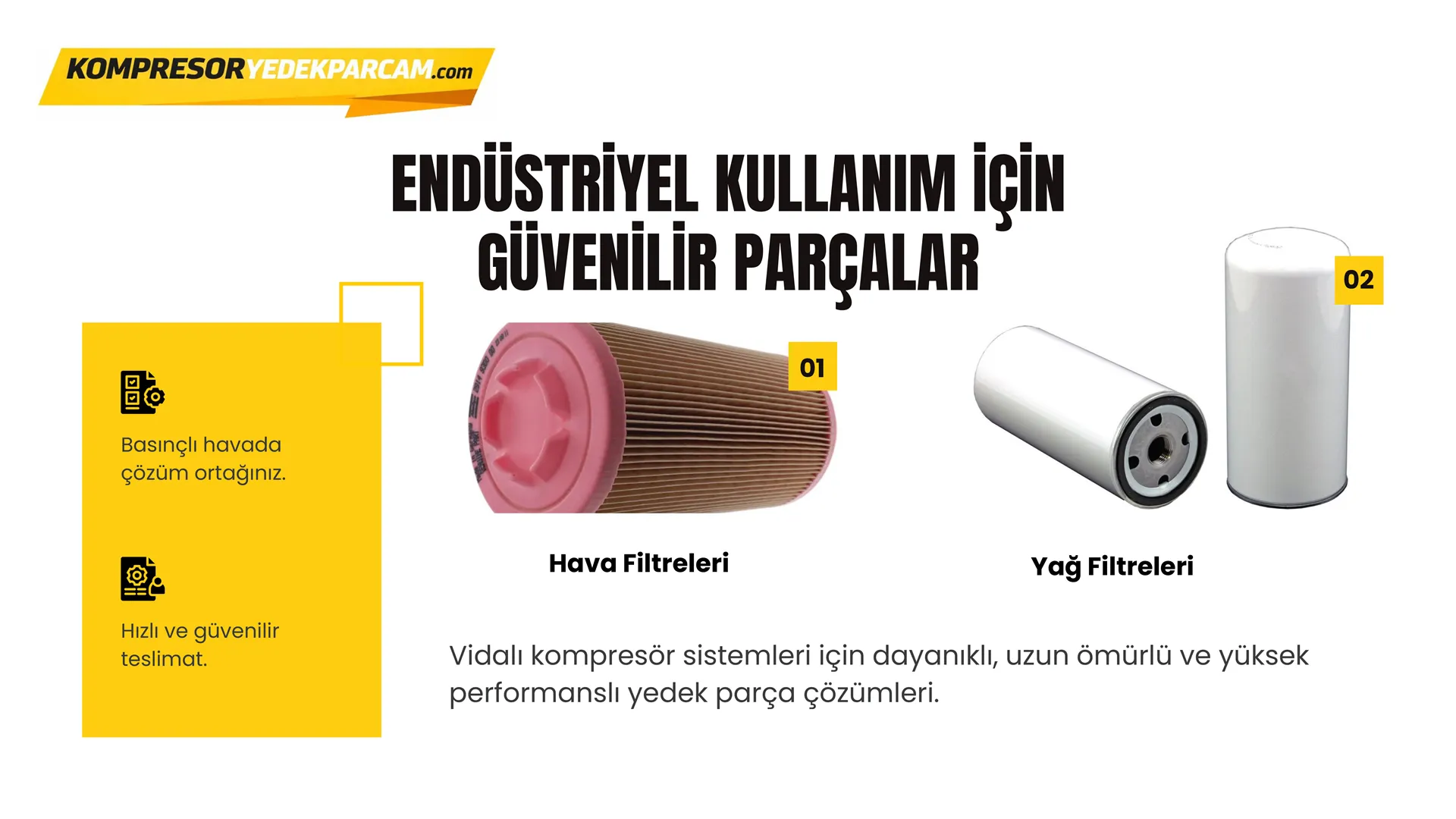 Yedek Parça ve Teknik Destek
