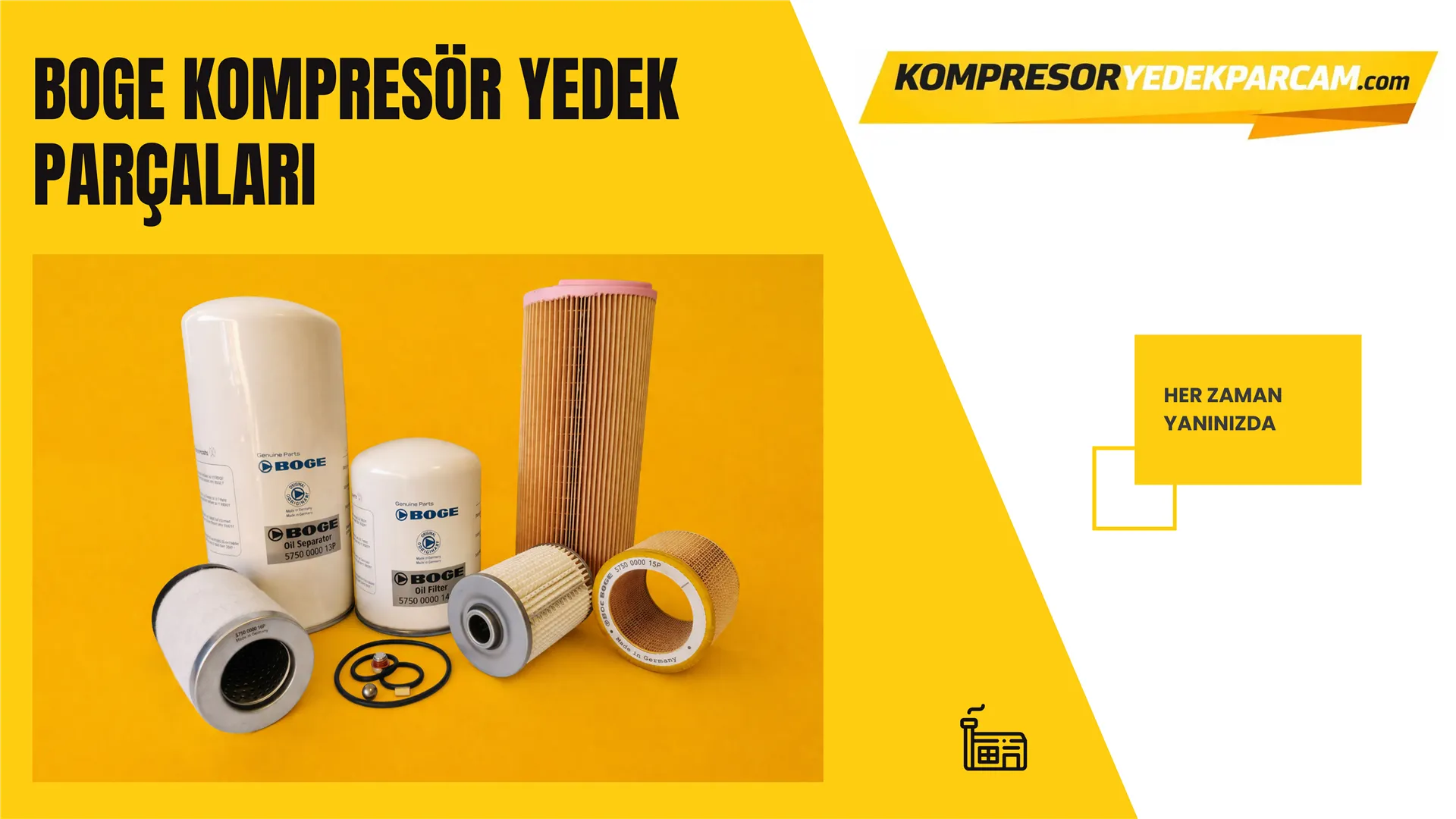 Boge Kompresör Yedek Parçaları